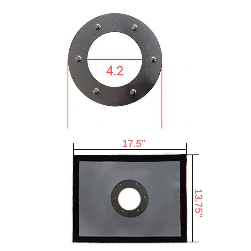tent stove hole Stove Jack for 4" Pipe
