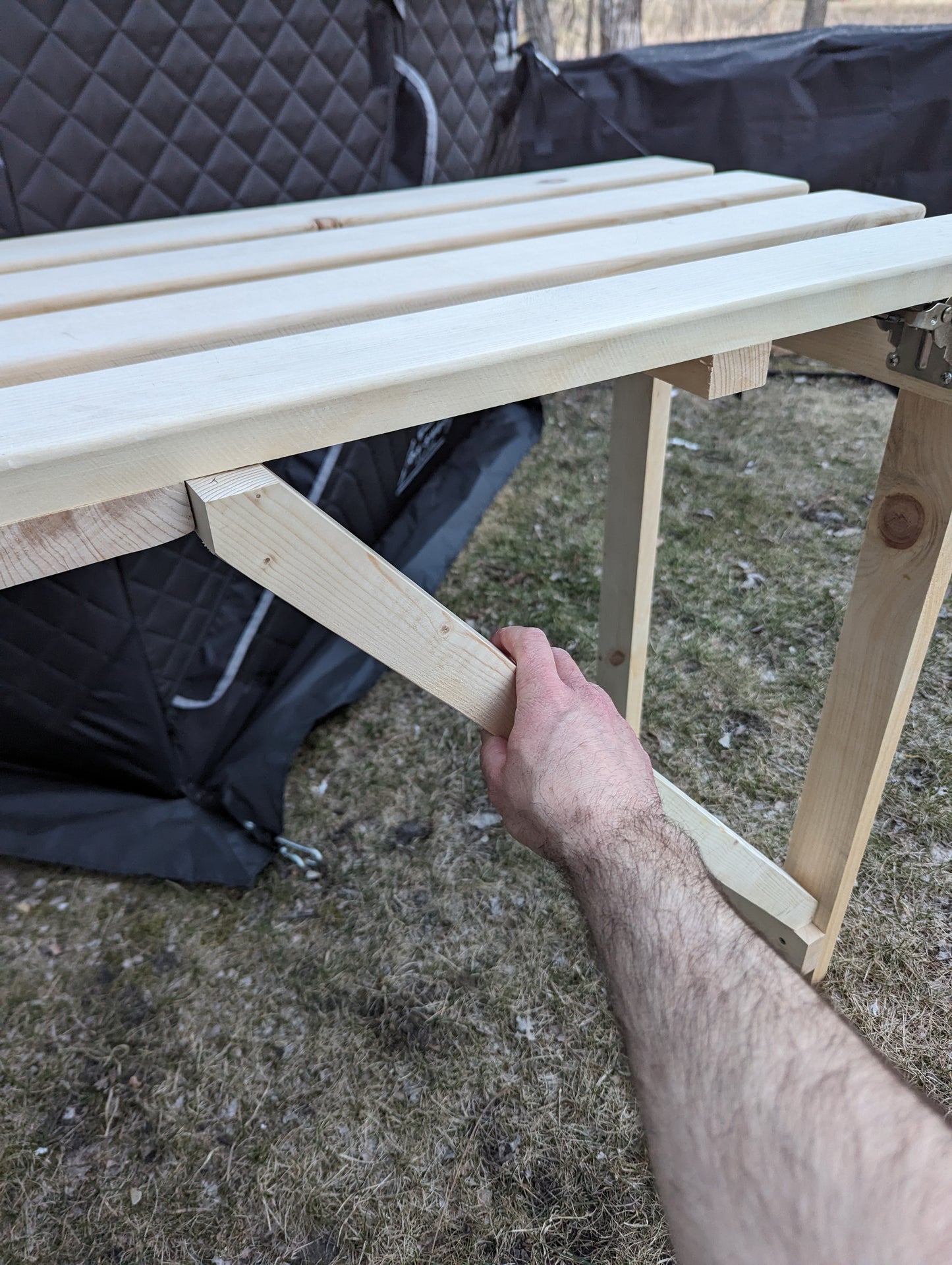Sauna Bench - Portable Two-Level Benches