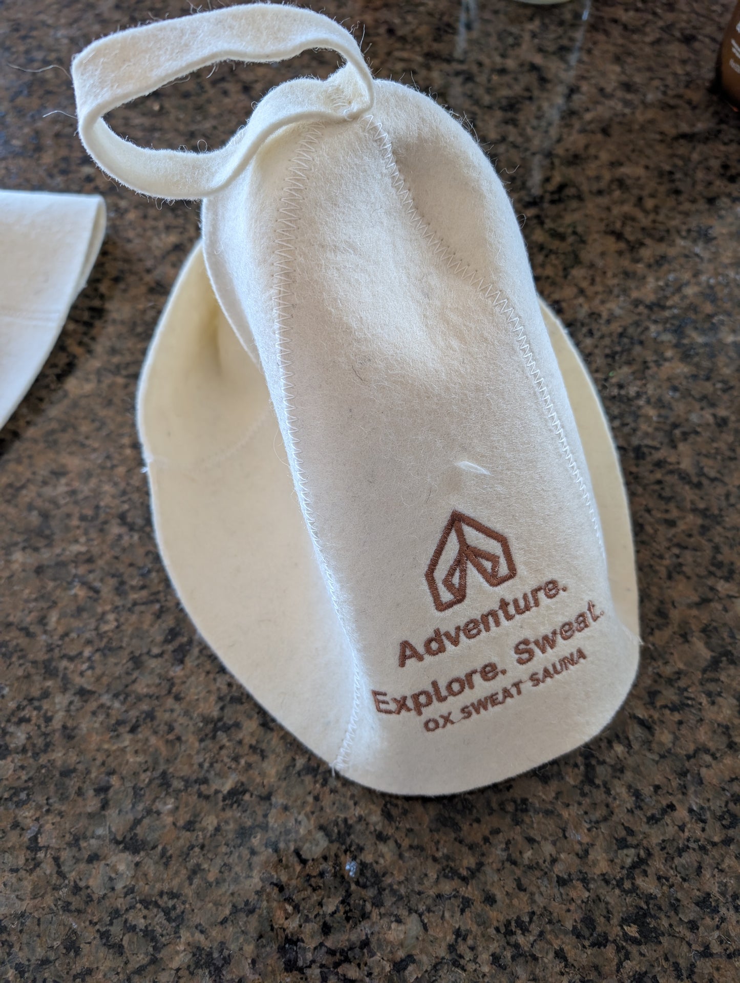 Sauna Hat - Adventure. Explore. Sweat.