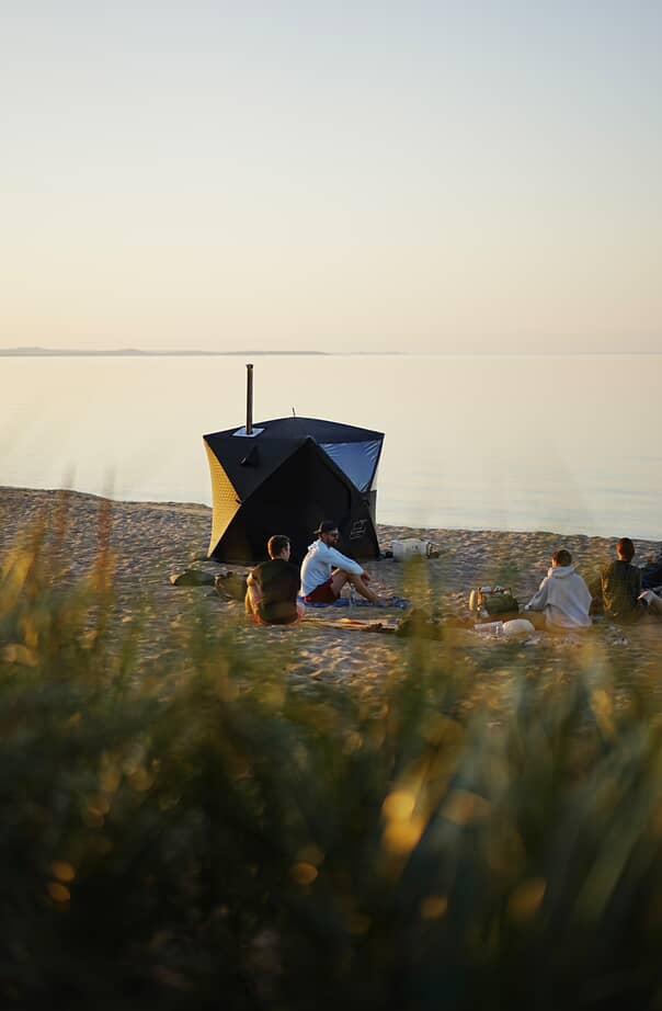 A family holiday around sauna 