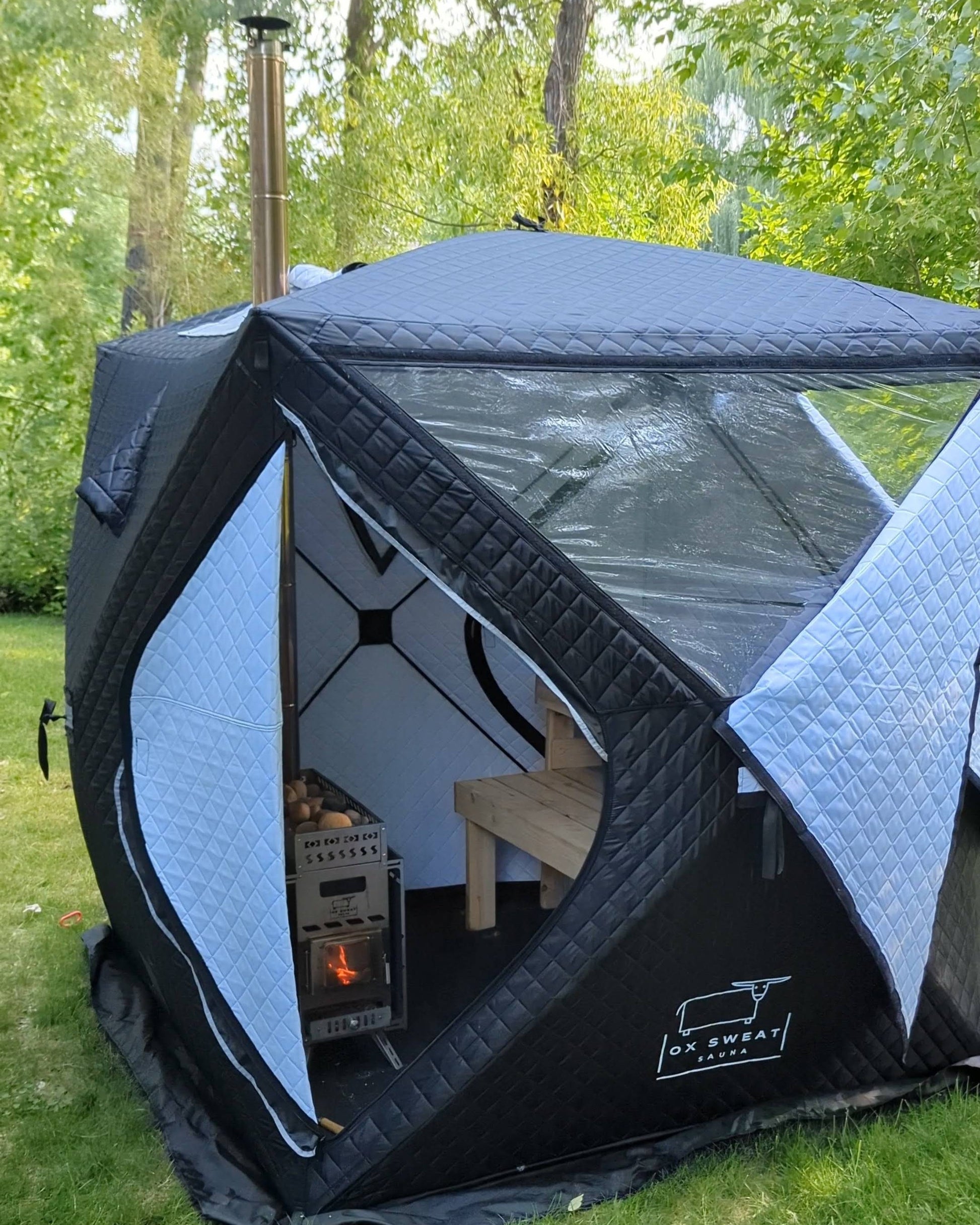 sweat tent outdoor sauna Ox Sweat Sauna Tent