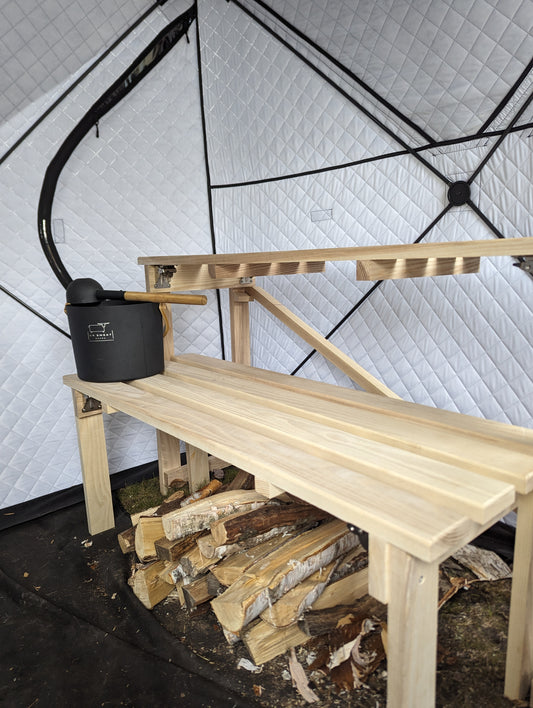 Sauna Bench - Portable Two-Level Benches